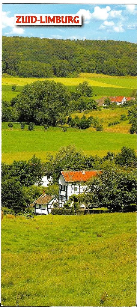 Ansichtkaart	Zuid-Limburg	Boerderij in de heuvels, Verzenden, 1980 tot heden, Gelopen, Limburg