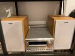 Onkyo versterker + sony boxen, Audio, Tv en Foto, Stereo-sets, Overige merken, Tuner of Radio, Zo goed als nieuw, Losse componenten