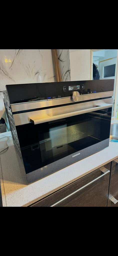 Siemens inbouw combioven magnetron 45/60, Ophalen, Zo goed als nieuw, 45 tot 60 cm