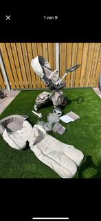 Complete beige Stokke Xplory 3-in-1 kinderwagen, Kinderen en Baby's, Kinderwagens en Combinaties, Gebruikt, Combiwagen, Verstelbare duwstang