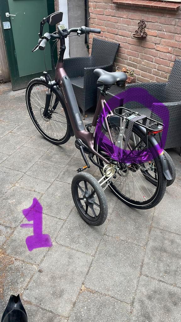 Swinging wheels double twelve (goudkleurig), Fietsen en Brommers, Fietsen | Driewielfietsen, Gebruikt, Ophalen of Verzenden