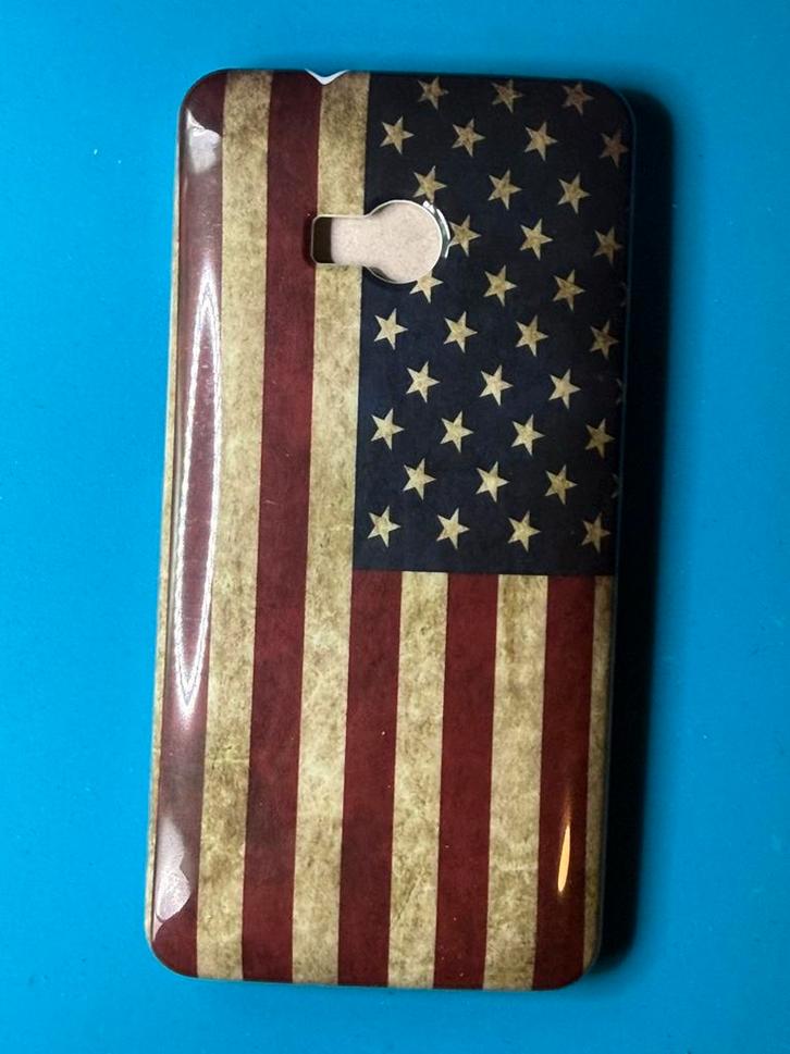 Hard case hoesje HTC One M7 – USA vlag design – nieuw —, Telecommunicatie, Mobiele telefoons | Hoesjes en Frontjes | Overige merken