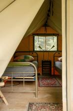 2 bedden 1persoons, staal, goudkleur, Huis en Inrichting, Slaapkamer | Bedden, Ophalen, 90 cm, Zo goed als nieuw, 200 cm