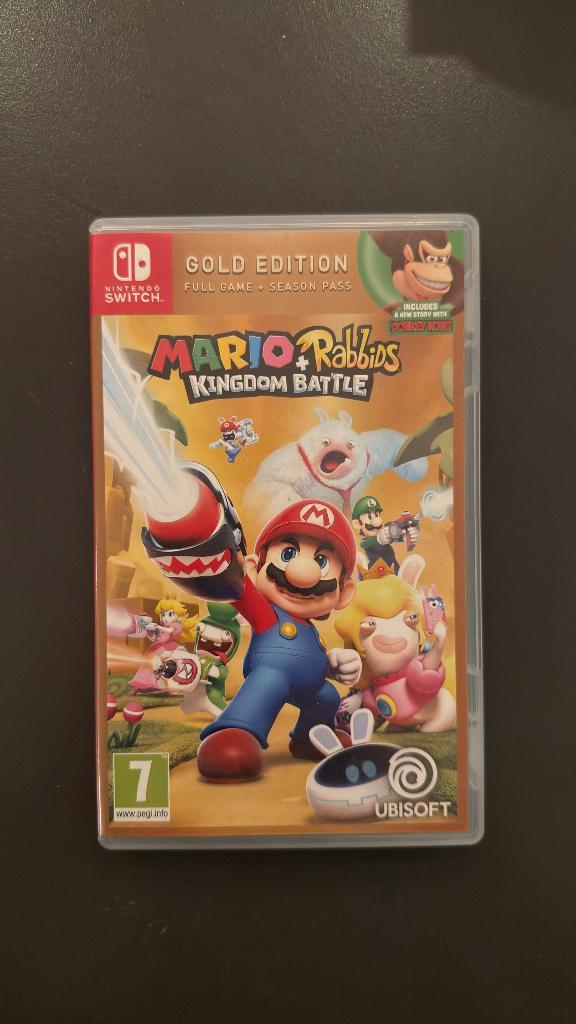 Mario+Rabbits Kingdom Battle - Nintendo Switch Game, Spelcomputers en Games, Games | Nintendo Switch, Zo goed als nieuw, Avontuur en Actie