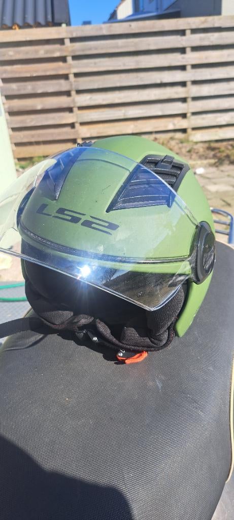 Helm xs, Fietsen en Brommers, Brommerhelmen, Ophalen, Zo goed als nieuw, Extra small of kleiner