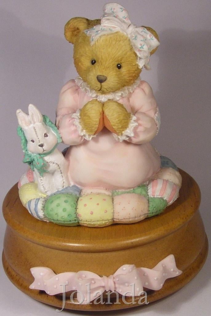 Cherished Teddies Muziekdoos Patrice, Verzamelen, Beren en Cherished Teddies, Ophalen of Verzenden, Zo goed als nieuw, Beeldje