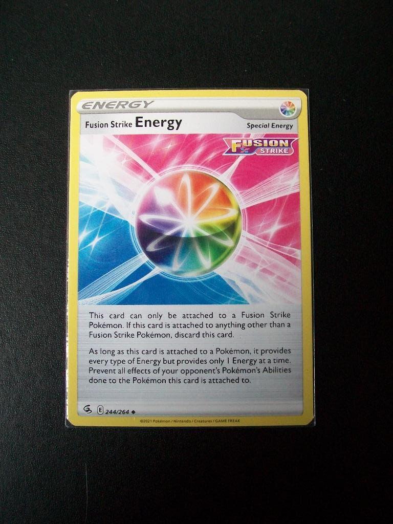 1188: Nieuwe Pokemon Kaart FUSION STRIKE ENERGY (244/264), Verzenden, Nieuw, Losse kaart, Foil
