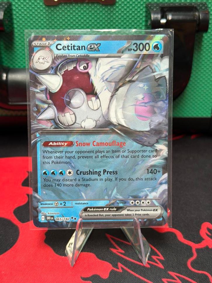 Pokémon TCG: Cetitan ex (065/182) - Obsidian Flames, Hobby en Vrije tijd, Verzamelkaartspellen | Pokémon, Zo goed als nieuw, Losse kaart