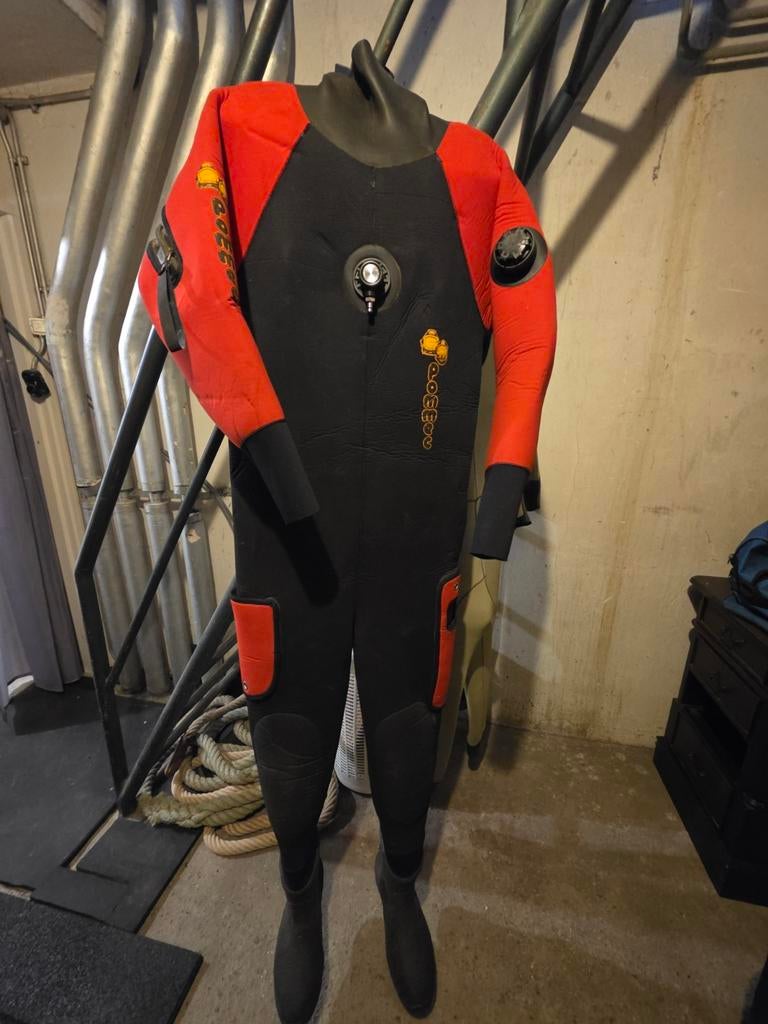 Complete Duikuitrusting: Droogpak, Trimvest, Flessen, Ophalen, Gebruikt, Duikpak