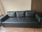 Ikea FRIHETEN 3-zits slaapbank, Bomstad zwart, Huis en Inrichting, Ophalen, Driepersoons, Zo goed als nieuw, Rechte bank