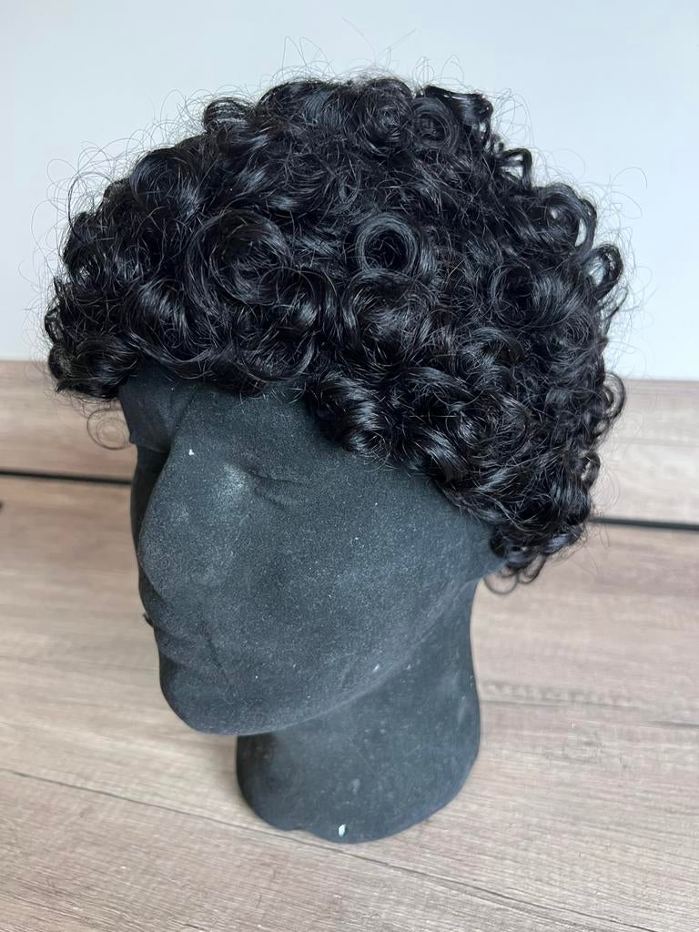 Pietenpruik Zwart – Kleine Krul – Nieuw – Luxe uitvoering, Ophalen of Verzenden, Nieuw