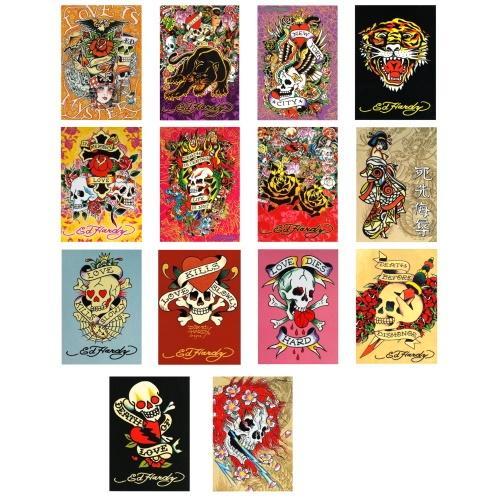 Ed Hardy kaarten bij Stichting Superwens!, Diversen, Wenskaarten, Nieuw, Ophalen of Verzenden