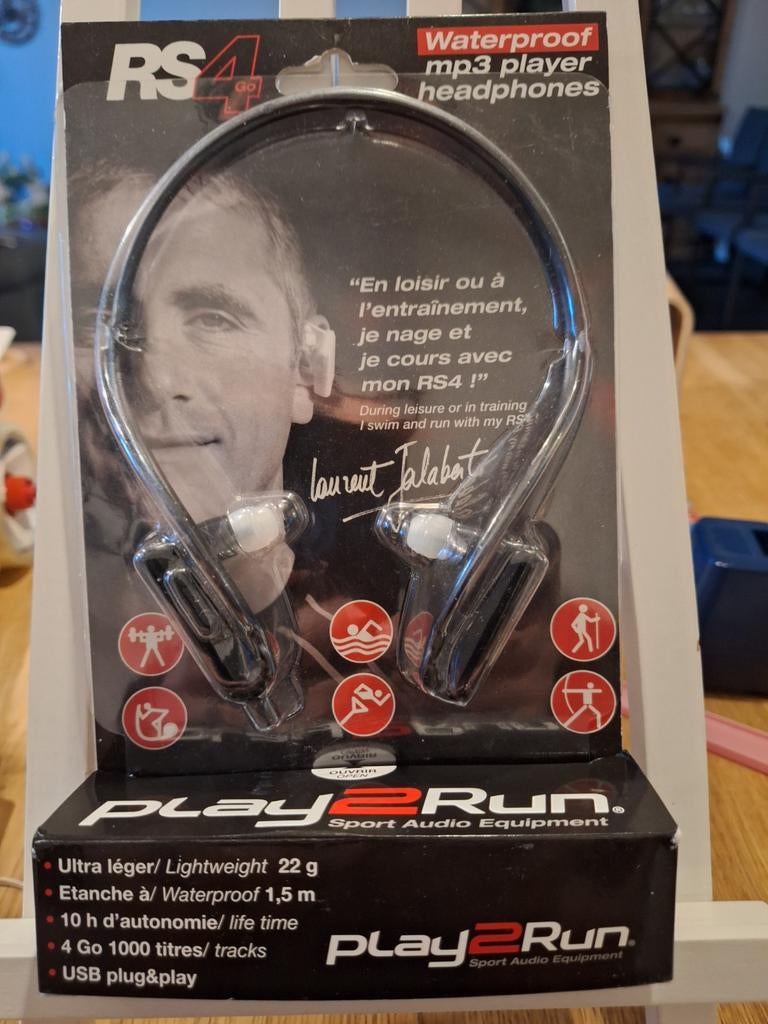 Mp3 speler - koptelefoon Play2Run RS4Go, Ophalen of Verzenden