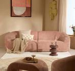 3-zitsbank Marseille + voetenbank (NOUS Living), Tweepersoons, 75 tot 100 cm, Ophalen of Verzenden, Zo goed als nieuw