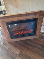 Elektrische kachel met hout-look ombouw verwarming, Gebruikt, Overige soorten, Elektrisch, Ophalen of Verzenden