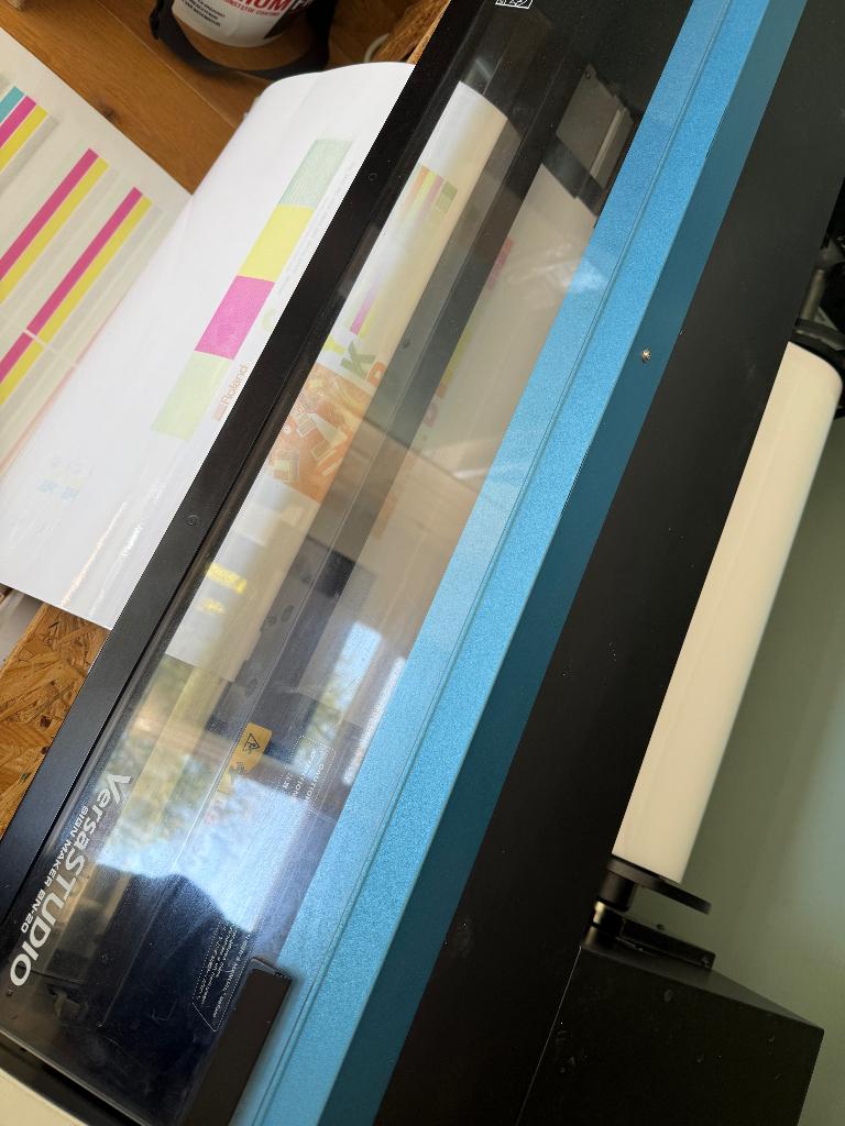 Roland BN-20 Print & Cut - Defecte kop, verder in topstaat!, Computers en Software, Printers, Ophalen, Gebruikt, Kleur printen