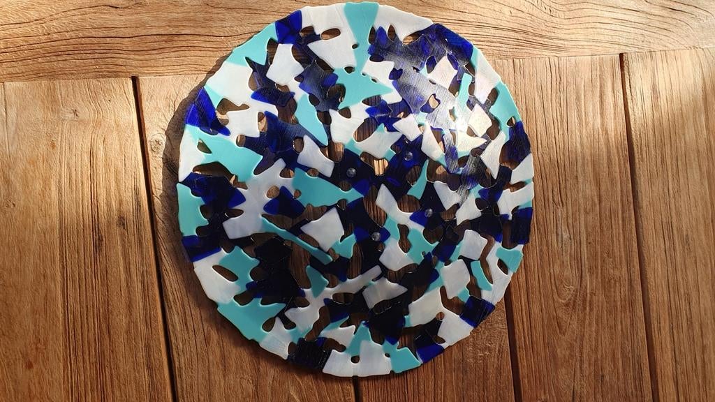 Schaal glas fusing, Antiek en Kunst, Ophalen