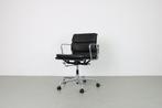 Vitra EA 217 Softpad bureaustoelen, zwart leer, Aluminium, Huis en Inrichting, Bureaustoelen, Ophalen, Gebruikt, Zwart, Bureaustoel