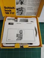 Slijpmachine  AEG, Ophalen of Verzenden, Zo goed als nieuw, Minder dan 700 watt, Werkbankslijpmachine