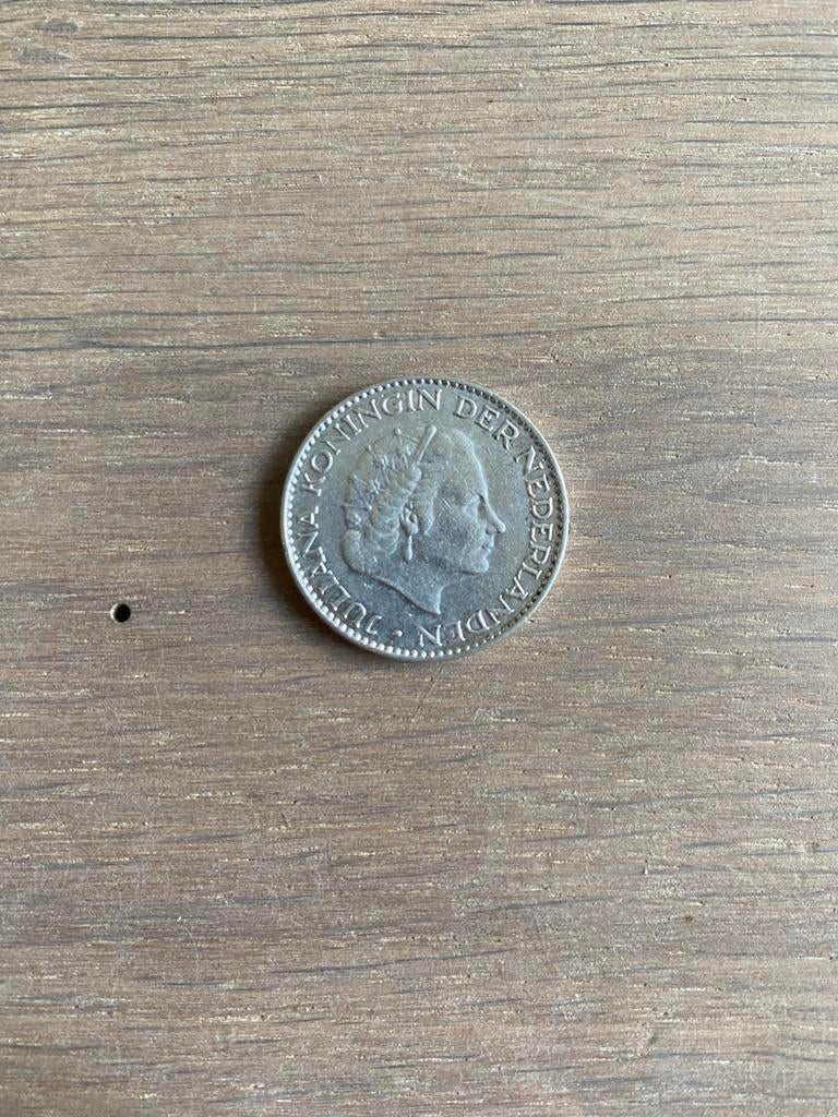 Zilveren gulden 1956, Ophalen of Verzenden, Koningin Juliana, 1 gulden