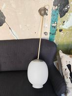 Antieke Vintage Gispen Schoollamp Opaalglas - Dia 25cm, Ophalen of Verzenden