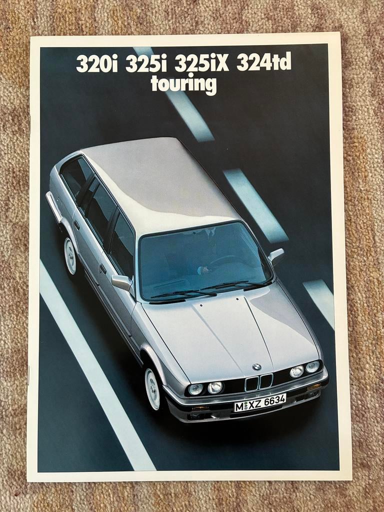 BMW 3-serie E30 Touring brochure 1/88, Boeken, Ophalen of Verzenden, Zo goed als nieuw, BMW