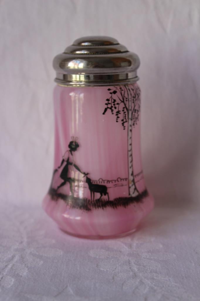 Antieke Art Deco Bohemen A. Beckert glas vanity fles c 1926, Antiek en Kunst, Ophalen of Verzenden