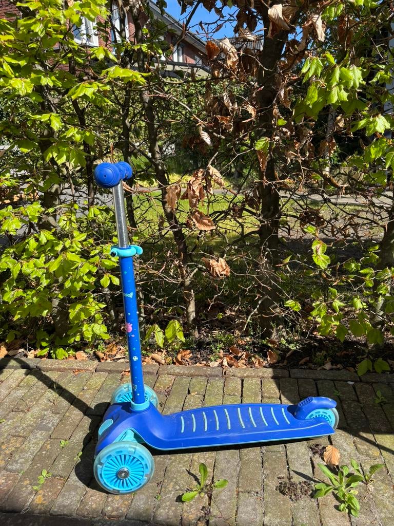 Step - Blauw - Peppa Pig, Fietsen en Brommers, Steps, Ophalen, Zo goed als nieuw, Gewone step