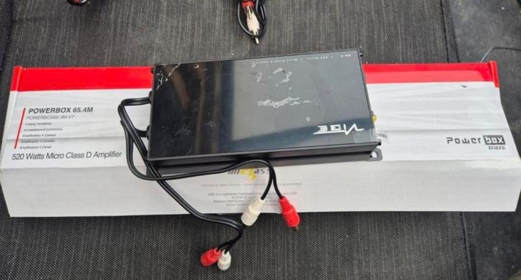 Vibe 65.4m klasse D versterker incl Kia/hyundai T harnas, Info@vagcomdordrecht.nl, Vibe, Nieuw, Ophalen of Verzenden