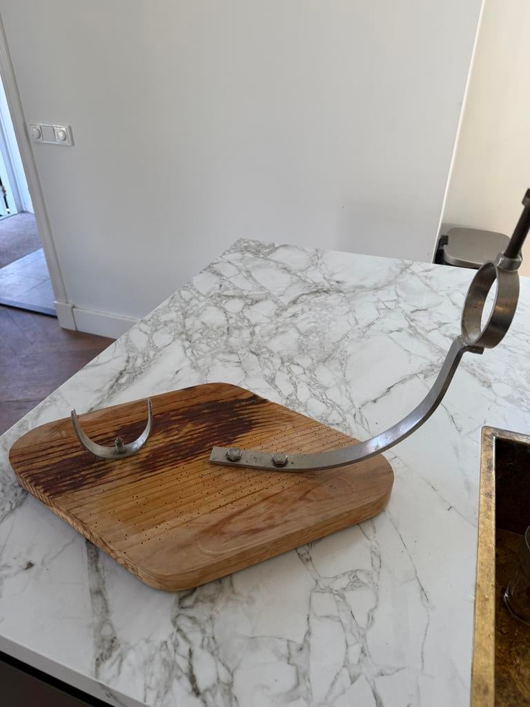 Standaard voor een ham, Huis en Inrichting, Badkamer | Badkamermeubels, Ophalen, Overige typen, 50 tot 100 cm, Zo goed als nieuw