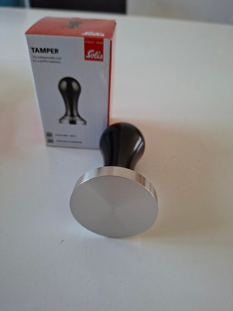 Solis tamper RVS 54mm NIEUW IN DOOS, Ophalen of Verzenden, Nieuw