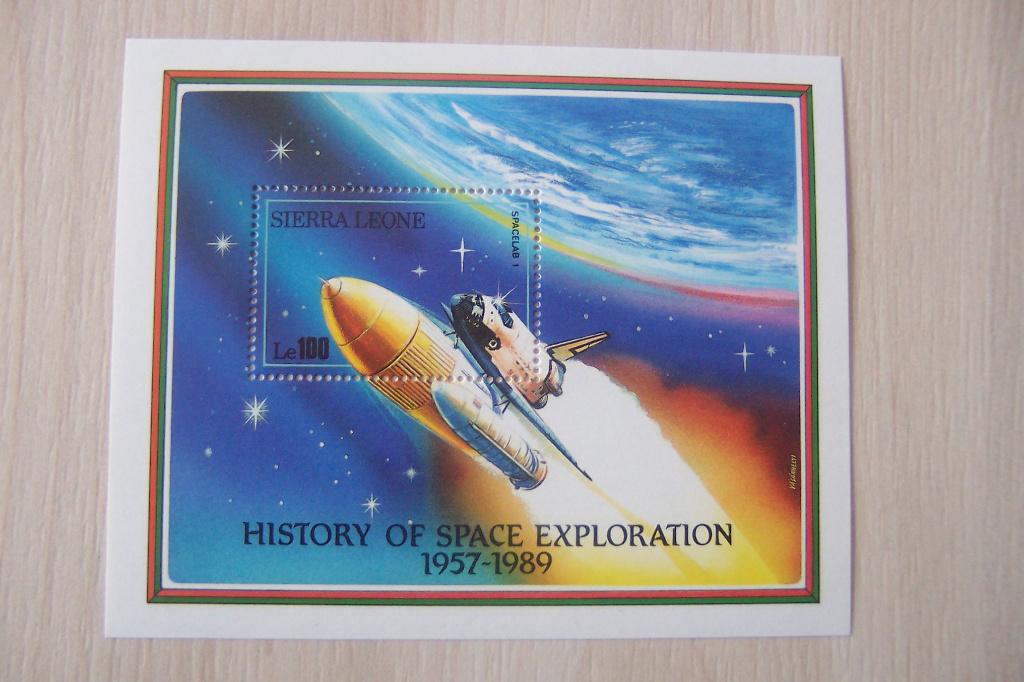 Ruimtevaart Sierra Leone, postfris. (6)., Postzegels en Munten, Postzegels | Thematische zegels, Postfris, Overige thema's, Ophalen of Verzenden