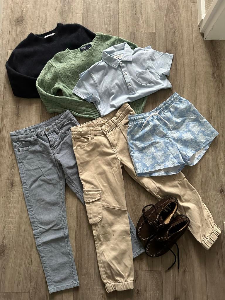 Kledingpakket maat 110/116 Zara, Mayoral, Ralph Lauren, Kinderen en Baby's, Kinderkleding | Maat 110, Zo goed als nieuw, Jongen