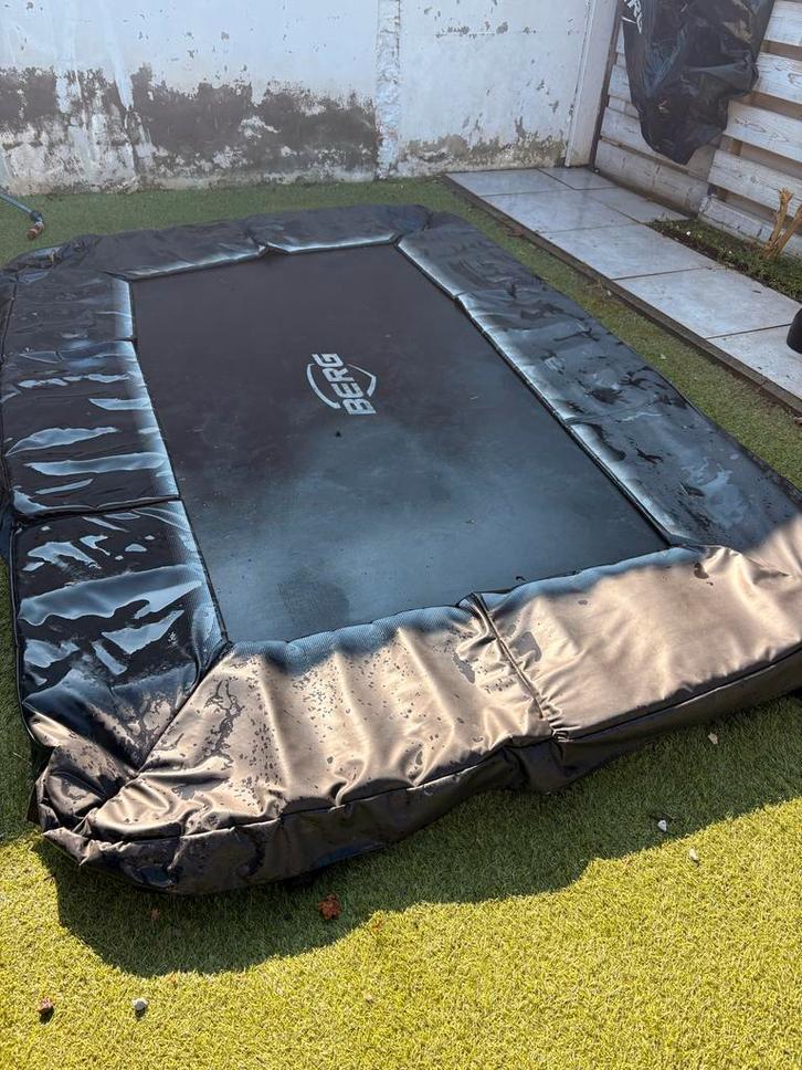 Berg Favorit trampoline incl beschermhoes, Kinderen en Baby's, Speelgoed | Buiten | Trampolines, Gebruikt, Ophalen