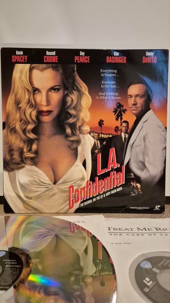 L.A. Confidential Ac-3 Laserdisc, Cd's en Dvd's, Vinyl | Filmmuziek en Soundtracks, Ophalen of Verzenden, 1990 - 1999, Gebruikt