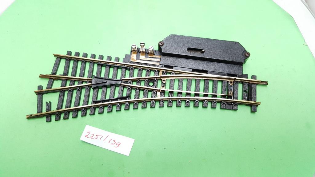 Lima H0 3051 E elektrische wissel links, Gebruikt, Gelijkstroom, Rails, Ophalen of Verzenden