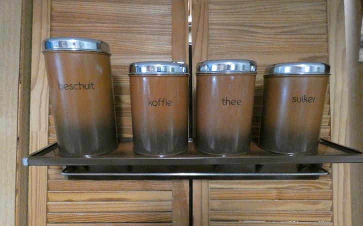 voorraadbussen/ keukenbussen Brabantia/ E 4,00 pst., Antiek en Kunst, Antiek | Keukenbenodigdheden, Ophalen of Verzenden