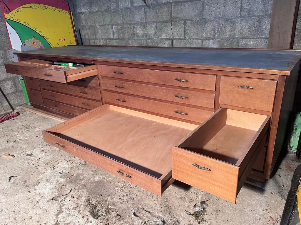 Antieke Sacristie Credens / Altaarkast - Zeer Groot, Ophalen