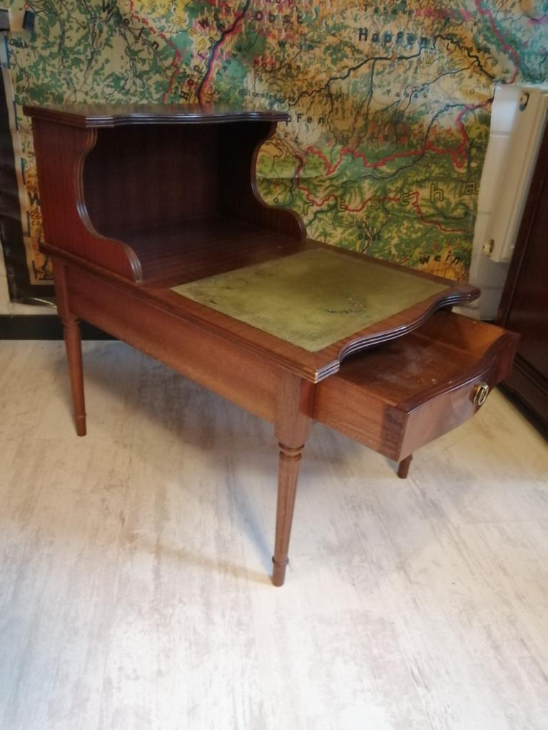Antiek engels telefoon / nachtkastje mooie geleefde staat., Antiek en Kunst, Curiosa en Brocante, Ophalen