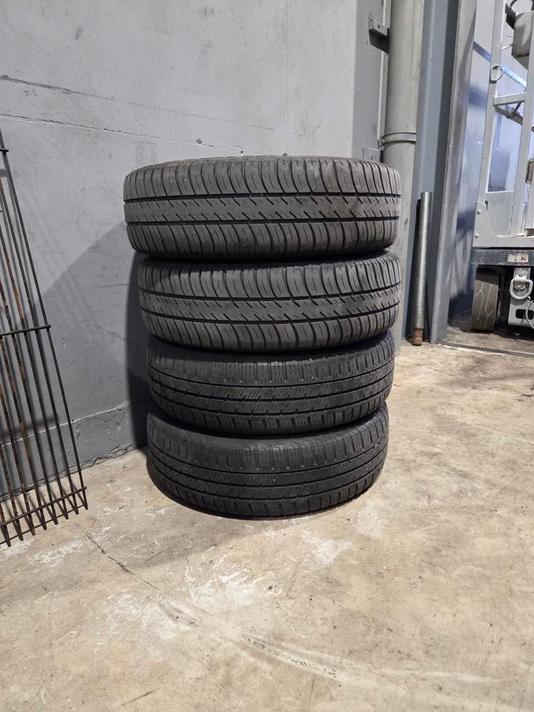 Set van 4 banden met stalen velgen 155/65 R14, Ophalen, Gebruikt