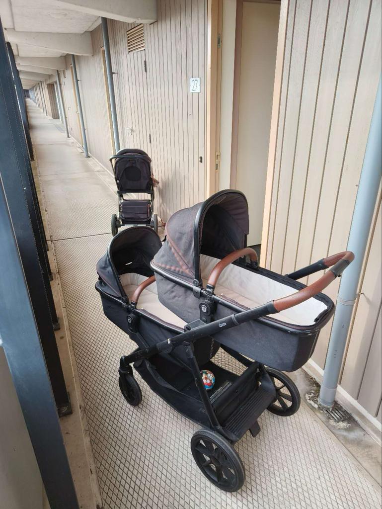Quinny Hubb Duo Kinderwagen - Compleet met Reiswieg, Gebruikt, Duowagen, Combiwagen, Quinny