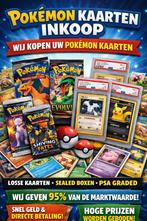 Pokémon kaarten & sealed inkoop Tot 95% marktwaarde, Ophalen of Verzenden, Zo goed als nieuw, Overige typen