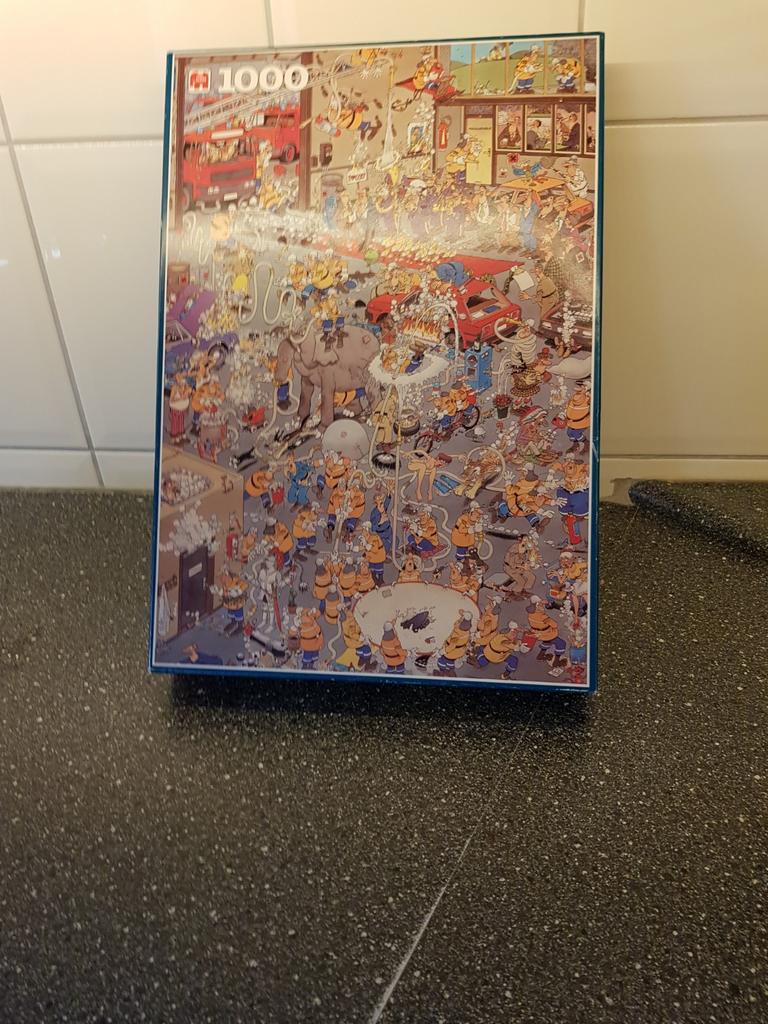 Jan van haasteren puzzel uit 1990 1000 stukjes, Hobby en Vrije tijd, Denksport en Puzzels, Ophalen, 500 t/m 1500 stukjes, Zo goed als nieuw