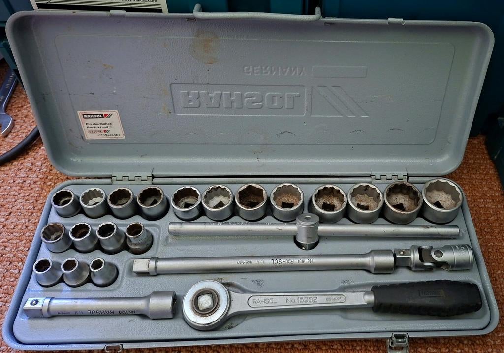 Rahsol /gedore Doppenset 1/2" Aansluiting, Ophalen of Verzenden