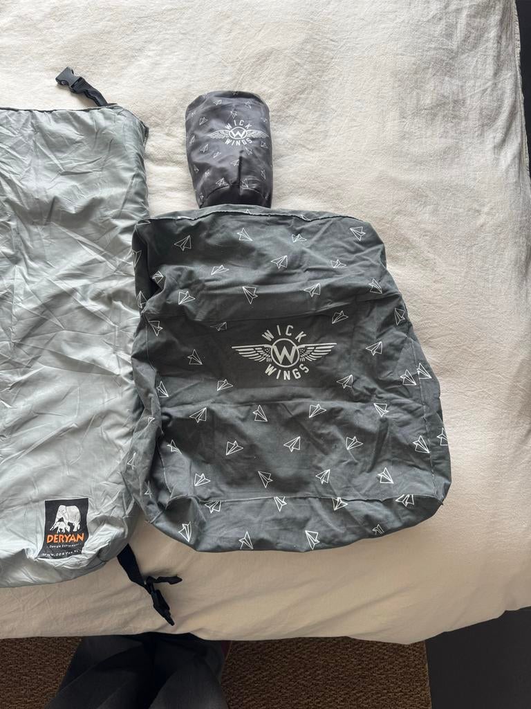 Wick Wings vliegtuigbedje en Deryan slaapzak, Ophalen of Verzenden, Gebruikt