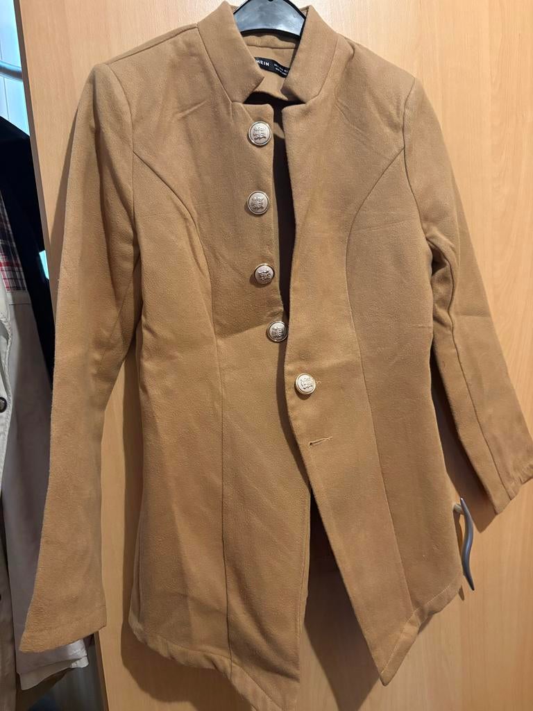 Shein jasje maat S, Ophalen of Verzenden, Gedragen, Maat 36 (S), Bruin