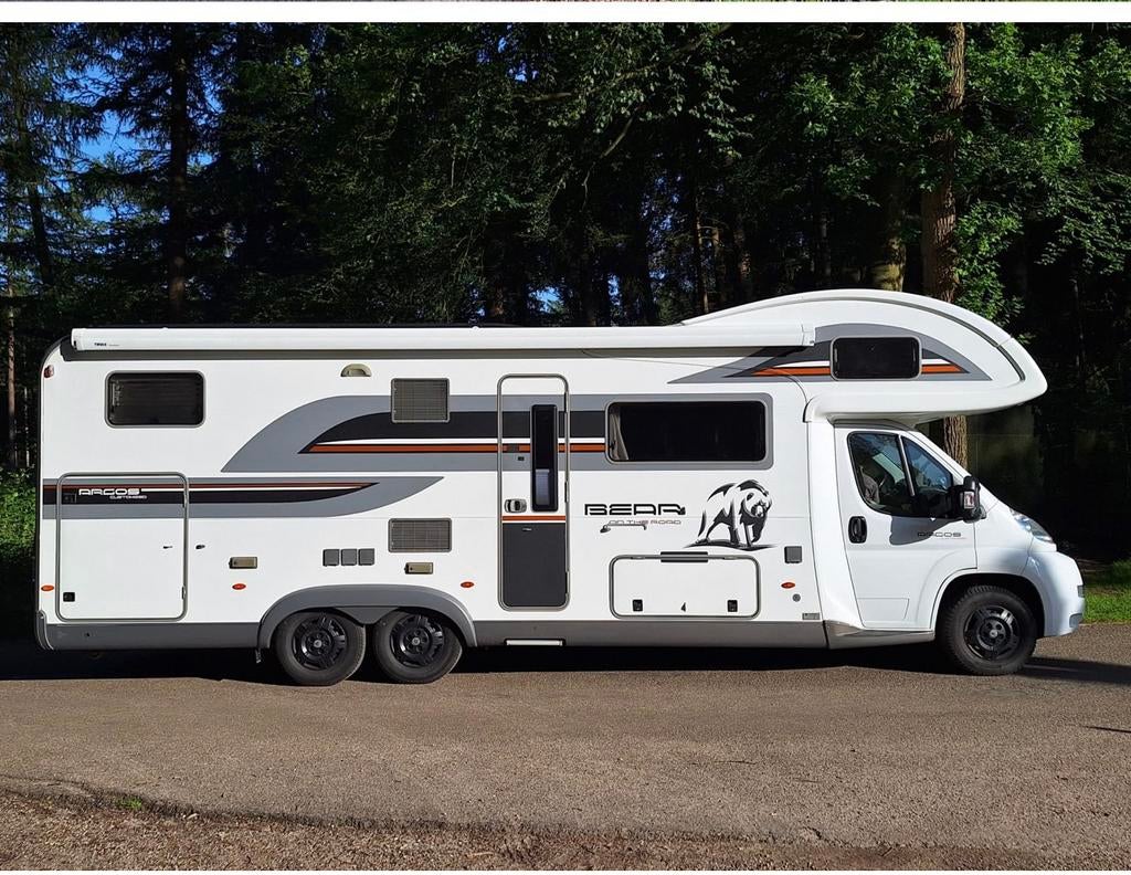 CAMPER BURSTNER 747 BEAR ON THE ROAD AUT 7PERS AIRCO, Caravans en Kamperen, Campers, Bedrijf, meer dan 6, Alkoof, Fiat, Fiat, Diesel