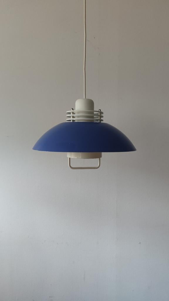Vintage Deense hanglamp door Lyfa, model 4164, Gebruikt, Onbekend, Ophalen of Verzenden, Vintage retro midcentury Deens design