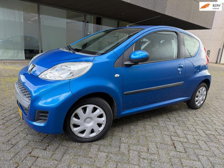 Peugeot 107 1.0-12V XR BJ 11-2009 APK 9-2026, Auto's, Peugeot, Bedrijf, Te koop, ABS, Airbags, Elektrische ramen, Metallic lak