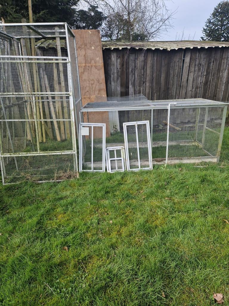 Volière panelen, Dieren en Toebehoren, Ophalen, Gebruikt, Overige materialen, Volière